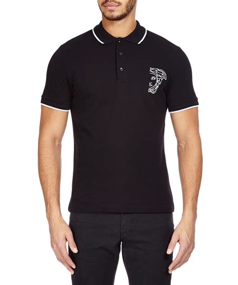 versace collection polo|versace men's polo shirt sale.